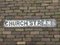 Antique Cast Iron Church Street Sign, Image 3