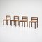 Chaises Vintage en Wengé par Martin Visser, Set de 4 3