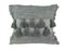 Grey Tassel Furry Pillow by R & U Atelier, Image 1