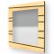 Dolcevita One Oak Wall Mirror with Wenge-Colored Inlay & Edge from Lignis, Image 2