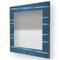 Dolcevita One Wandspiegel im Rahmen aus dunkel- und hellblauem Eschenholz mit Einlegearbeit und schwarzer Kante von Lignis 2