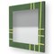 Dolcevita One Light & Dark Green Frassino Wall Mirror with Black Frassino Edge from Lignis 2