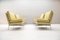 Poltrone in pelle di Florence Knoll per Knoll International, 1960, set di 4, Immagine 2