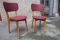 Rote Vintage Stühle, 2er Set 12