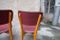 Rote Vintage Stühle, 2er Set 9