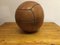 Vintage Leather 3kg Medicine Ball, 1930s 2