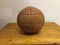 Vintage Leder 3kg Medizinball, 1930er 1