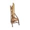Skulpturaler französischer Stuhl aus Oliven- und Nussholz, 1940er 2