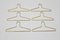 Brass Plated Coat Hangers, 1970s, Set of 6 1