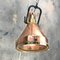 Lámpara colgante industrial de cobre, latón y hierro fundido de VEB, 1968, Imagen 19
