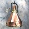 German Industrial Copper, Brass & Cast Iron Pendant from VEB, 1968, Image 5