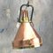 German Industrial Copper, Brass & Cast Iron Pendant from VEB, 1968 18