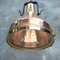 Lámpara colgante industrial de cobre, latón y hierro fundido de VEB, 1968, Imagen 3