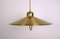 Brass Draw Pendant Lamp, 1970s 12