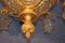 19th Century Gilt Bronze & Crystal Chandelier 10