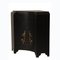 Vintage Hungarian Black Corner Cabinet by Lajos Ludwig Kozma, 1920s 1