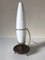 Lámpara con trípode vintage de teca y latón de Philips, años 60, Imagen 5