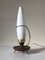 Lámpara con trípode vintage de teca y latón de Philips, años 60, Imagen 1