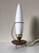 Vintage Dreibein-Lampe aus Teak & Messing von Philips, 1960er 2