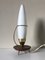 Vintage Teak & Brass Tripod Lamp from Philips, 1960s 2
