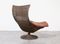 Leather & Rattan Swivel Lounge Chair by Gerard vd Berg for Montis, 1970s 5