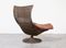 Leather & Rattan Swivel Lounge Chair by Gerard vd Berg for Montis, 1970s, Image 5