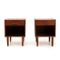 Tables de Chevet Mid-Century en Teck, Italie, 1960s, Set de 2 1