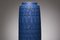 Große blaue Vase von Bay Keramik, 1970er 2