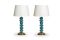 Vintage Murano Glass Table Lamps, 1980s, Set of 2, Image 1
