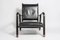 Vintage Sessel aus vernähtem Leder von Jacques Adnet, 2er Set 7