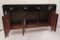 Vintage Goatskin & Black-Lacquered Wooden Sideboard, 1940s, Image 5