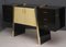 Art Deco Italian Macassar and Brass Sideboard, 1930s, Image 9