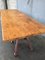 Vintage Industrial Table with Eiffel Base 9