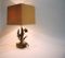 Lampada da tavolo vintage in bronzo, anni '60, Immagine 12