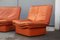 Cognac Leather Gabbiano Sofa & 2 Chairs from Lev&Lev, 1980s, Set of 3 7
