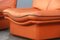 Cognac Leather Gabbiano Sofa & 2 Chairs from Lev&Lev, 1980s, Set of 3 20