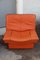 Cognac Leather Gabbiano Sofa & 2 Chairs from Lev&Lev, 1980s, Set of 3, Image 5