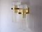 Vintage Golden Double Wall Lamp by Gaetano Sciolari for Lightolier 3