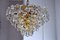 Golden Chandelier with 50 Crystals from Kinkeldey, 1960s 3