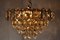 Golden Chandelier with 50 Crystals from Kinkeldey, 1960s 6