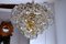 Lampadario dorato con 50 cristalli di Kinkeldey, anni '60, Immagine 5