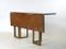 Vintage Brass & Burr Walnut Table by Jean Claude Mahey, 1970s, Image 10