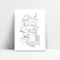 Affiche My House Above par Atang Tshikare pour Fiercepop 1