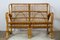 2-Seater Rattan Bench, 1960s 9