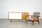 Sideboard aus Nussholz & Stahl, 1960er 12