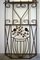 French Art Deco Wrought Iron Coat-Rack with Roses, 1930s 4