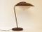 Lampe de Bureau Mid-Century en Laiton, Acier et Perspex de Arlus, France, 1950s 8