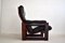 Leather & Mahogany Highback Lounge Chair from Coja, 1980s, Image 7