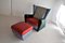 Vintage Armchair and Ottoman by Alessandro Mendini for Matteo Grassi, 1986, Set of 2 7