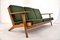 Sofá GE290 de Hans Wegner para Getama, 1955, Imagen 1